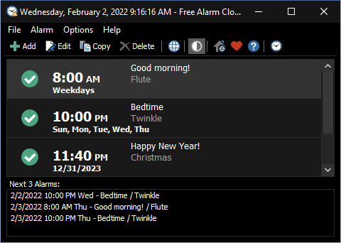Free Alarm Clock for Windows - Download Free Alarm Clock for Windows - Download